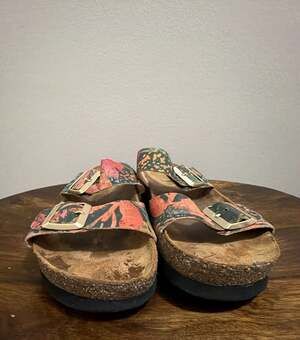Haflinger Floral Cork‎ Sandals Size 39